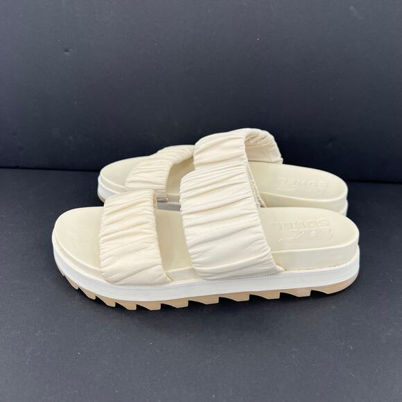 Sorel Roaming women’s two strap slide flat leather sandal - Picture 2 of 10